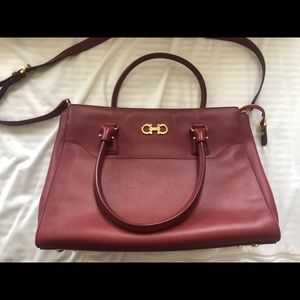 Salvatore Ferragamo Batik Saffiano Tote Bag